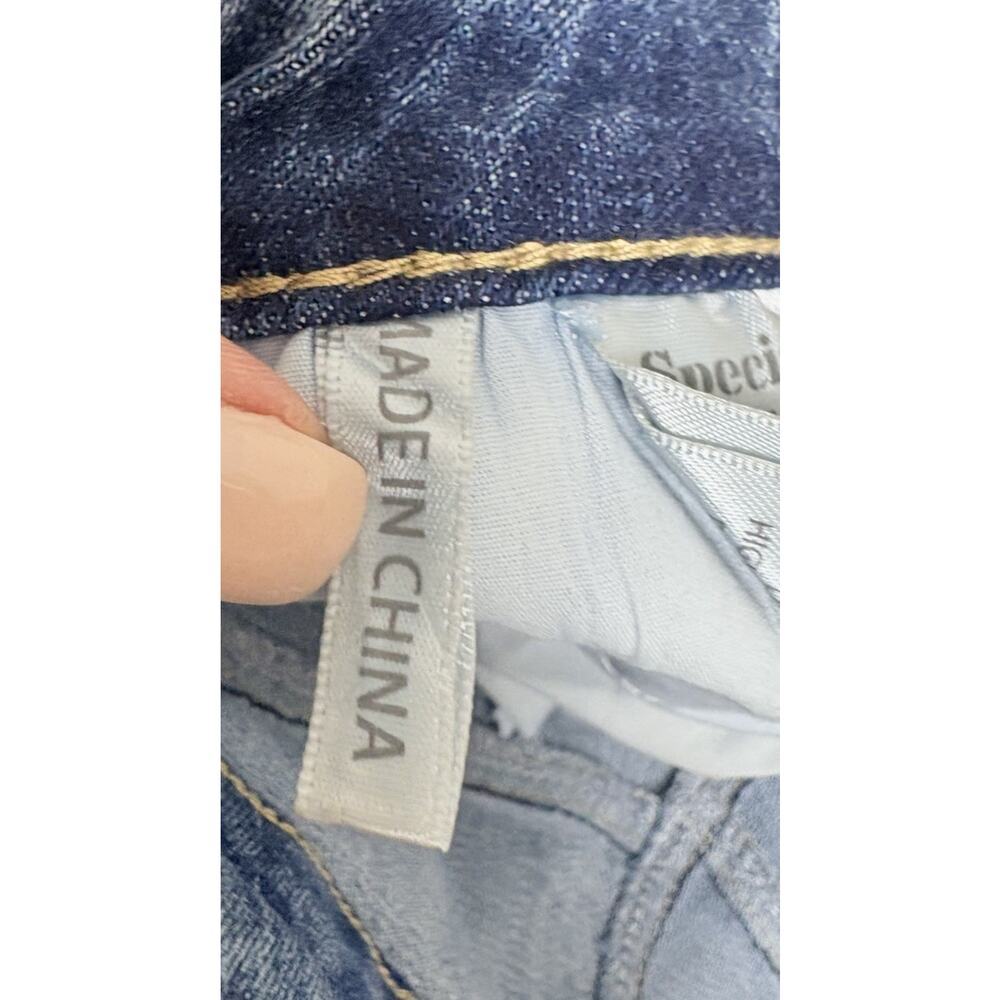 Special A Women’s Straight Leg Wide Jeans Blue Size 5/27 Medium Wash Baggy - Picture 8 of 8